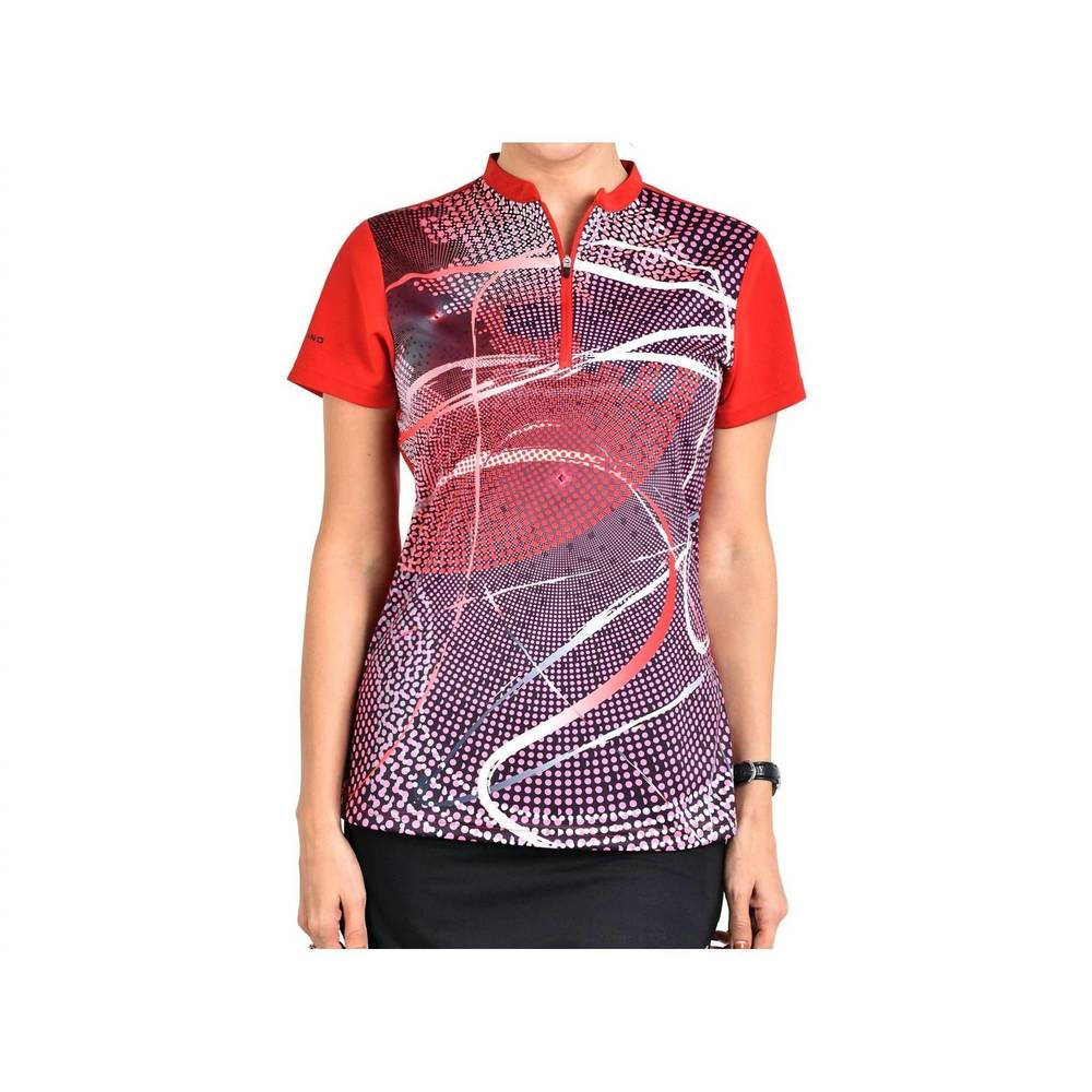 NEW SAVALINO cailey bowling jersey in red